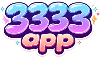 3333 app সবুজ লোগো